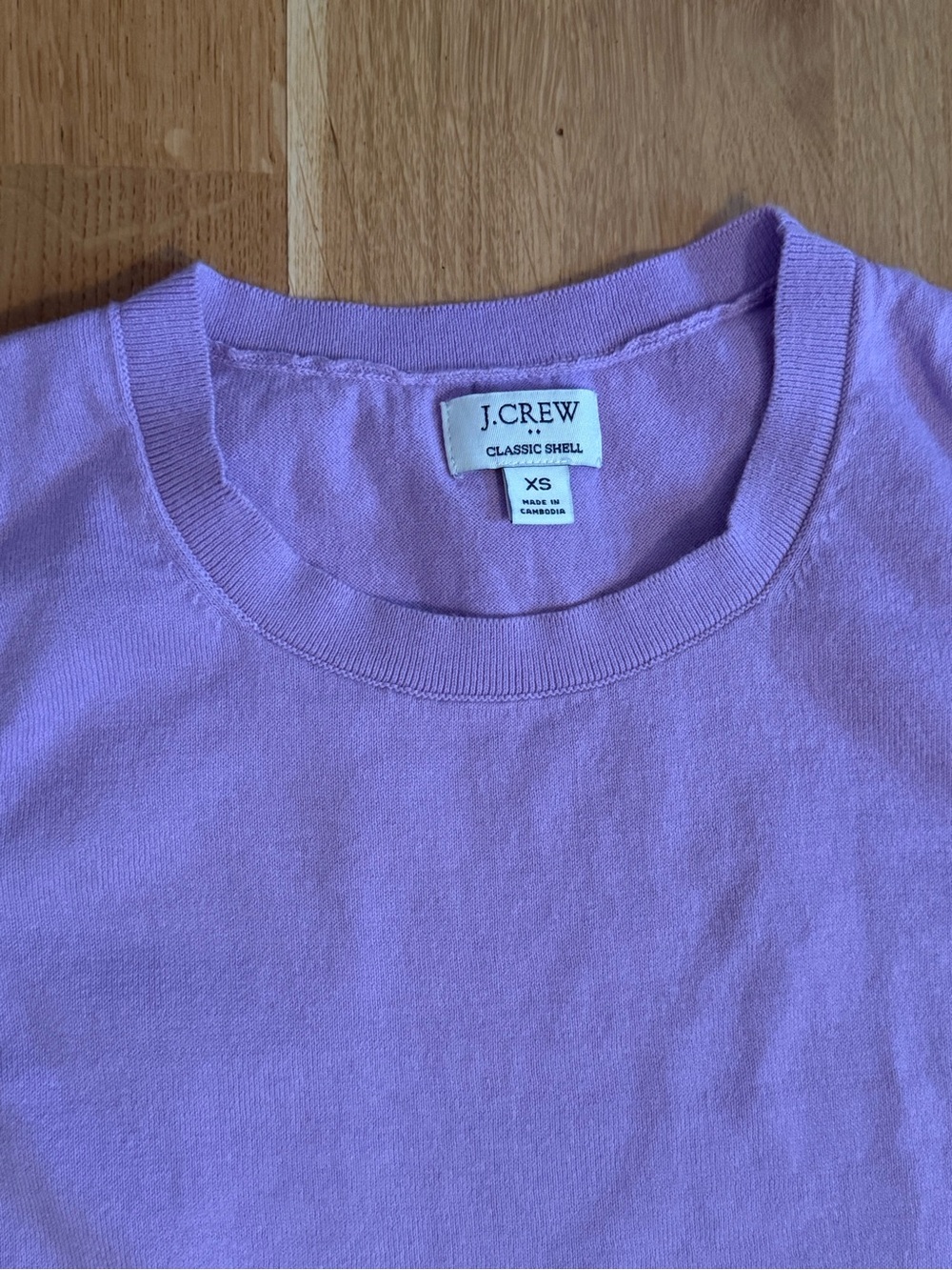 J. Crew Lavender Sleeveless Knit Shell - Picture 2 of 7